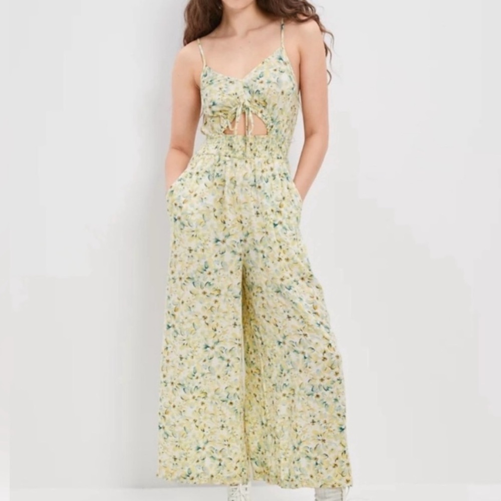 AE Floral cutout jumpsuit
